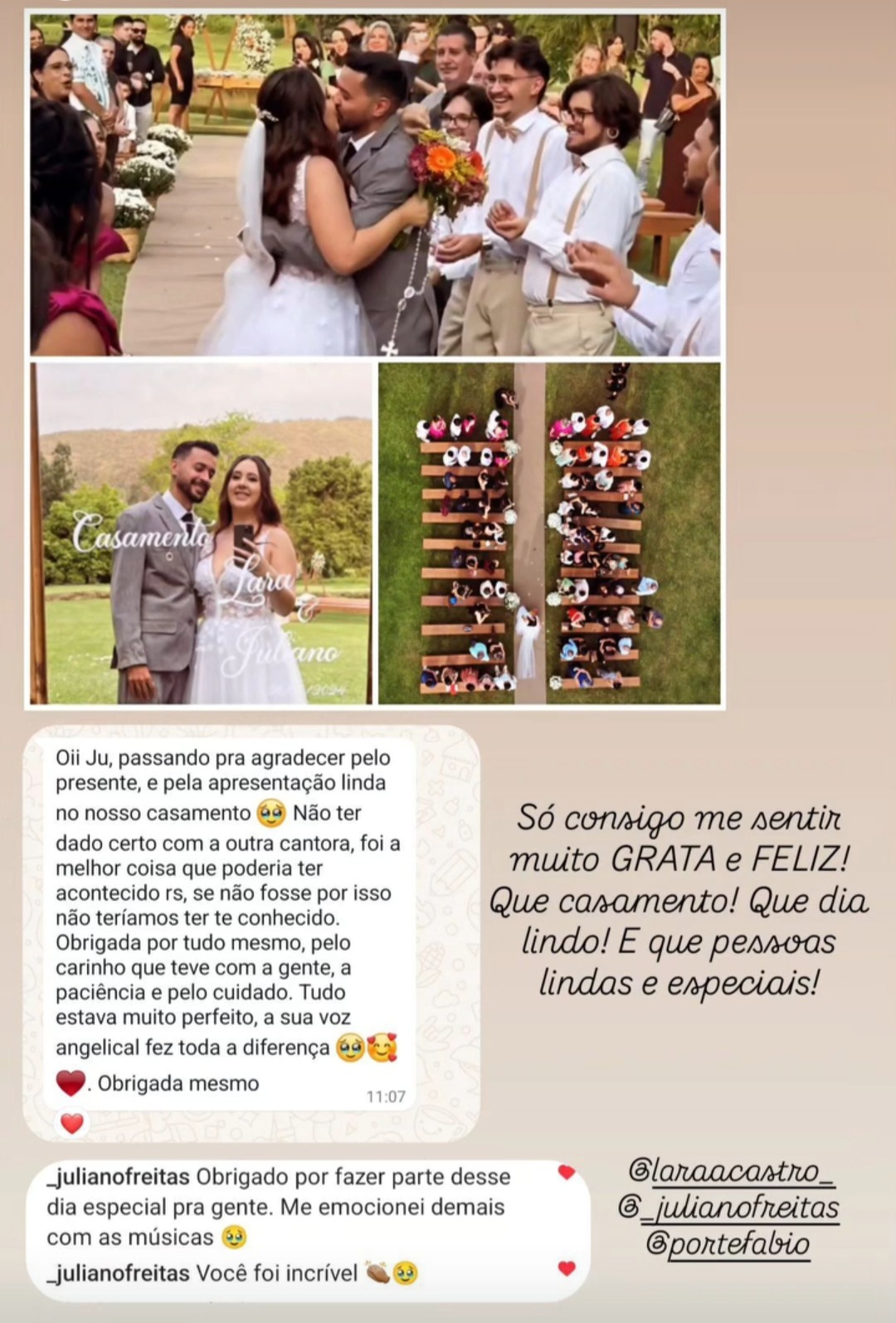 Depoimento Lara e Juliano